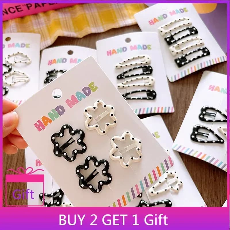 Conjunto de Grampos de Cabelo Infantil com Strass e Estrelas TinySteps — Estilo Doce e Confortável para Meninas — imagem 1