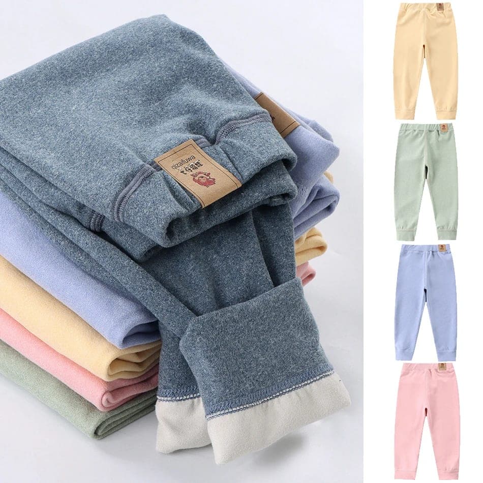 Calça Infantil Forrada de Lã TinySteps - Aconchego e Proteção para Meninos e Meninas no Inverno
