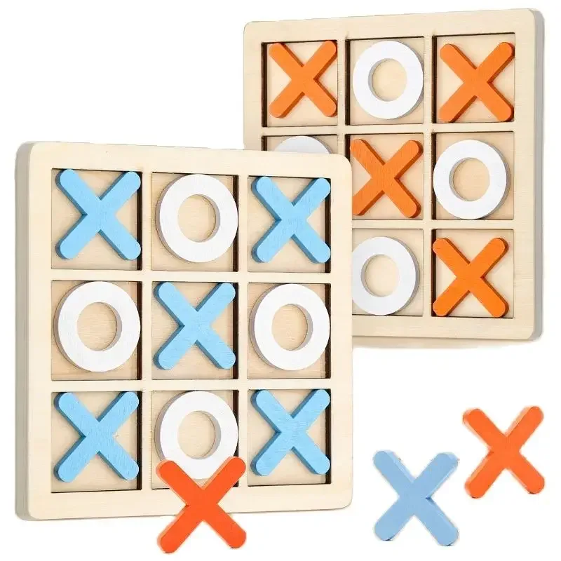 Jogo de Xadrez Montessori TinySteps: Brinquedo Educativo de Madeira para Desenvolvimento Infantil e Lógica — imagem 1