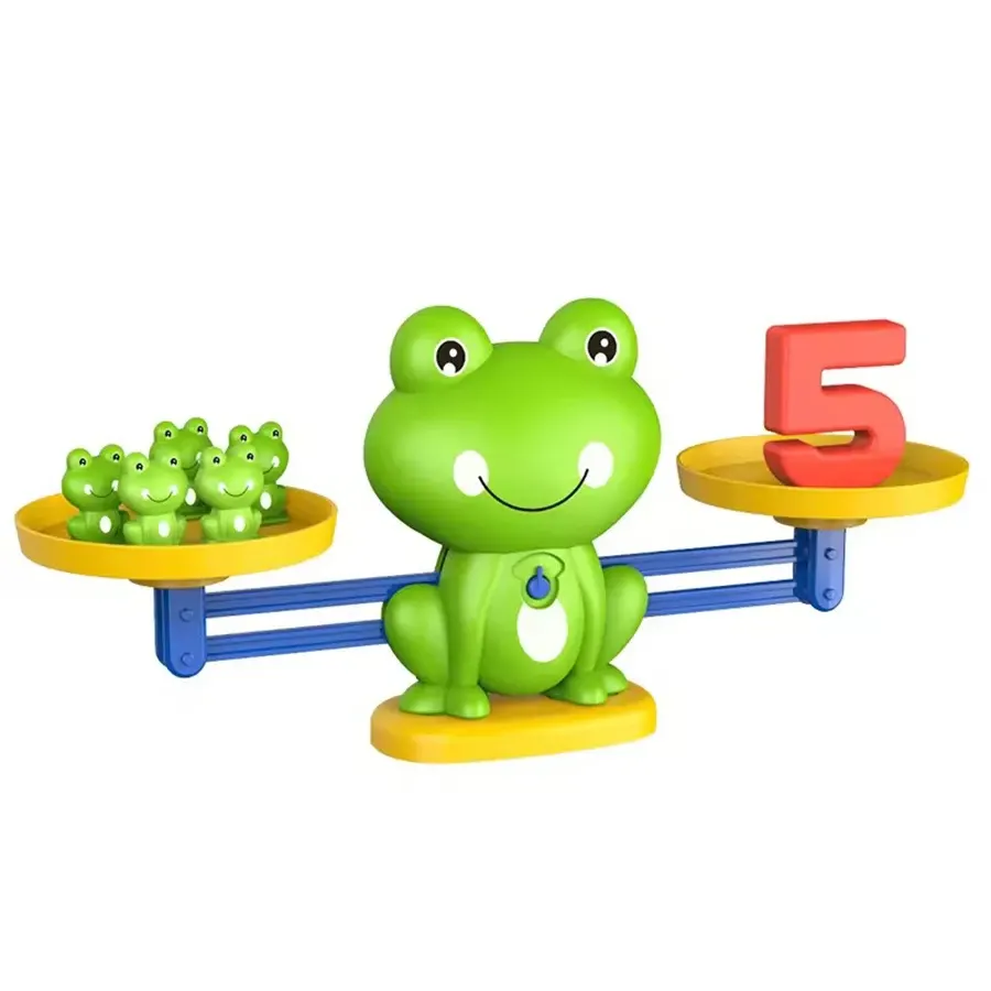 Balança Pedagógica Sapo Divertida TinySteps: Aprender Matemática Virou Brincadeira!
