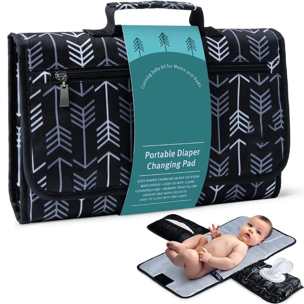 Almofada Portátil Trocador de Fraldas TinySteps - Conforto e Higiene para Bebês em Qualquer Lugar — imagem 1