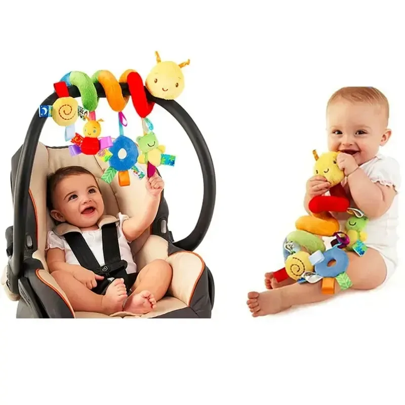 Brinquedo Espiral Musical TinySteps para Bebês – Estimula Sentidos e Diverte no Berço, Carrinho e Carro — imagem 1