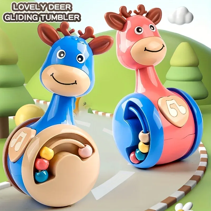 Brinquedo Bebê Roly Poly TinySteps: Aprendizado Divertido para Engatinhar e Explorar (6 a 12 Meses)