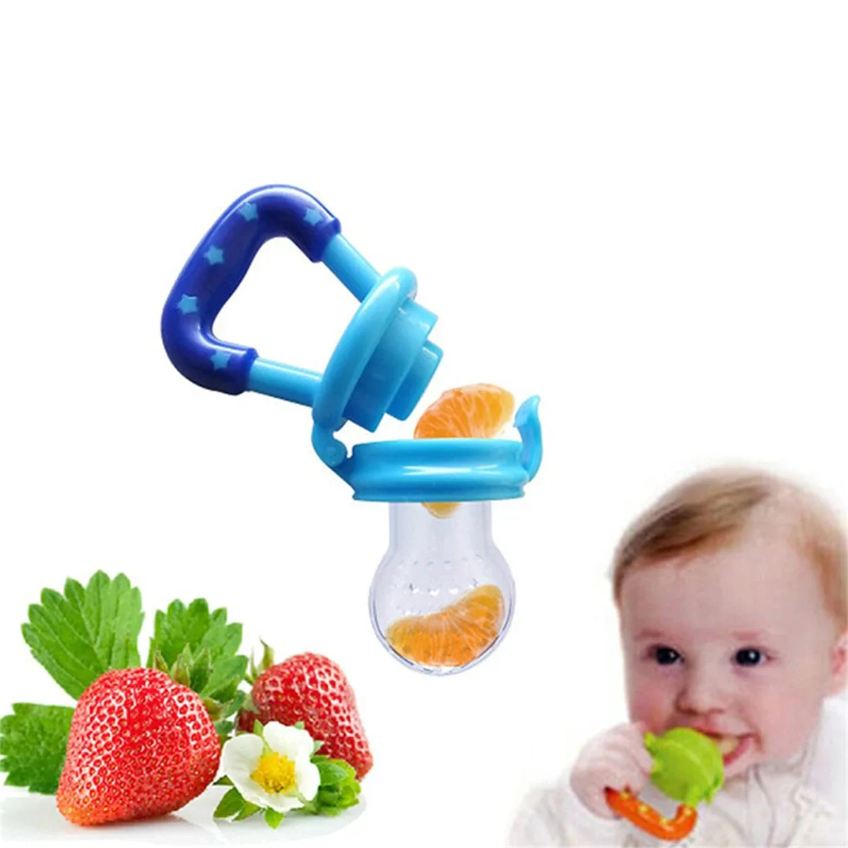 Mordedor Alimentador de Silicone TinySteps para Bebês – Introdução Alimentar Segura e Divertida — imagem 1