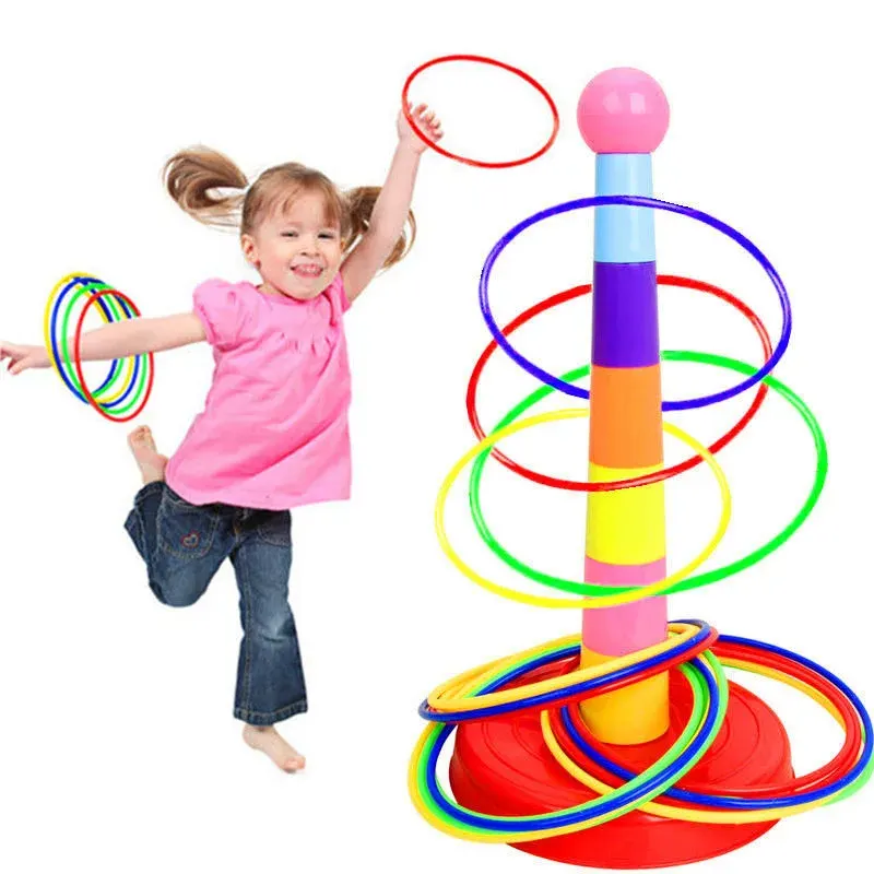 Brinquedo Educativo TinySteps de Empilhar Argolas Divertido para Crianças Brincarem Dentro e Fora de Casa
