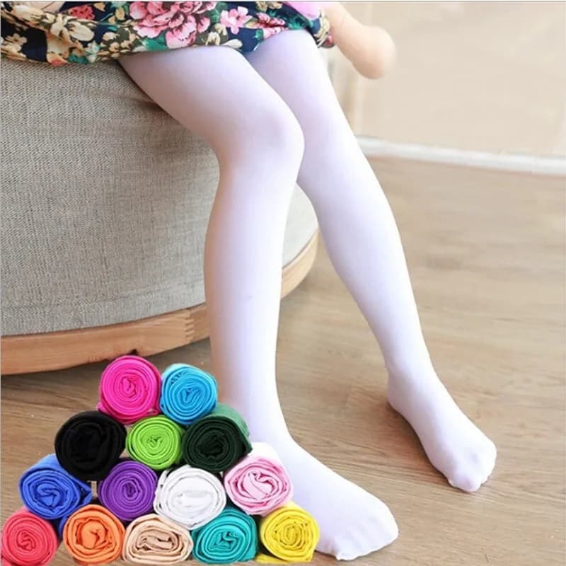 Meia-Calça Infantil Macia e Confortável para Ballet, Dança e Dia a Dia | TinySteps