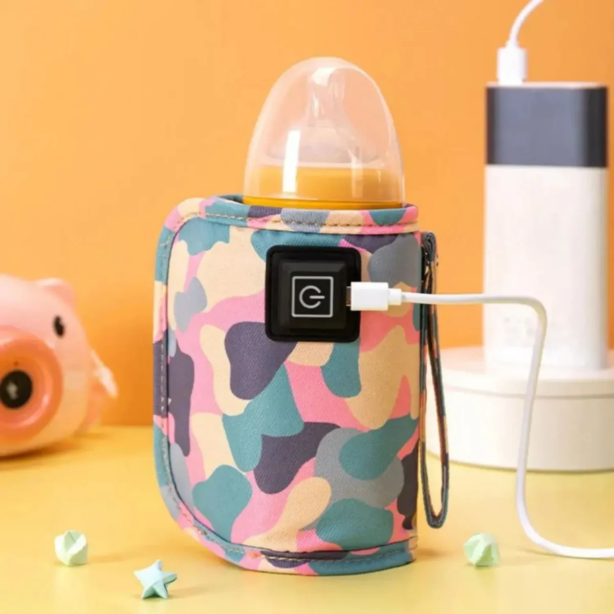 Aquecedor Portátil de Mamadeira USB TinySteps: Leite Quentinho Sempre, para Bebês e Crianças em Passeios e Viagens — imagem 1