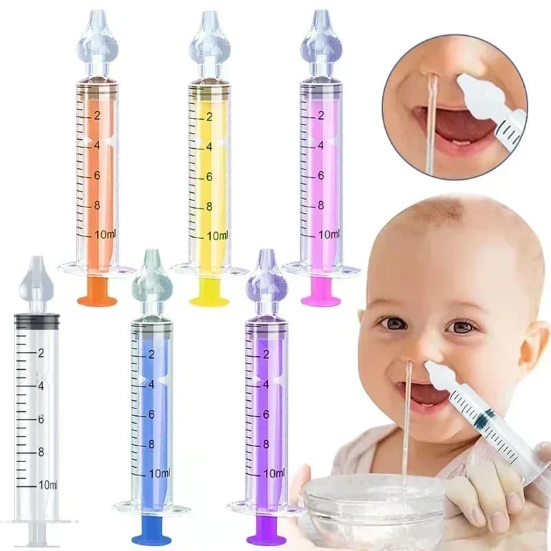 Aspirador Nasal Bebê TinySteps com Seringa Suave | Limpador de Nariz Reutilizável para Crianças — imagem 1