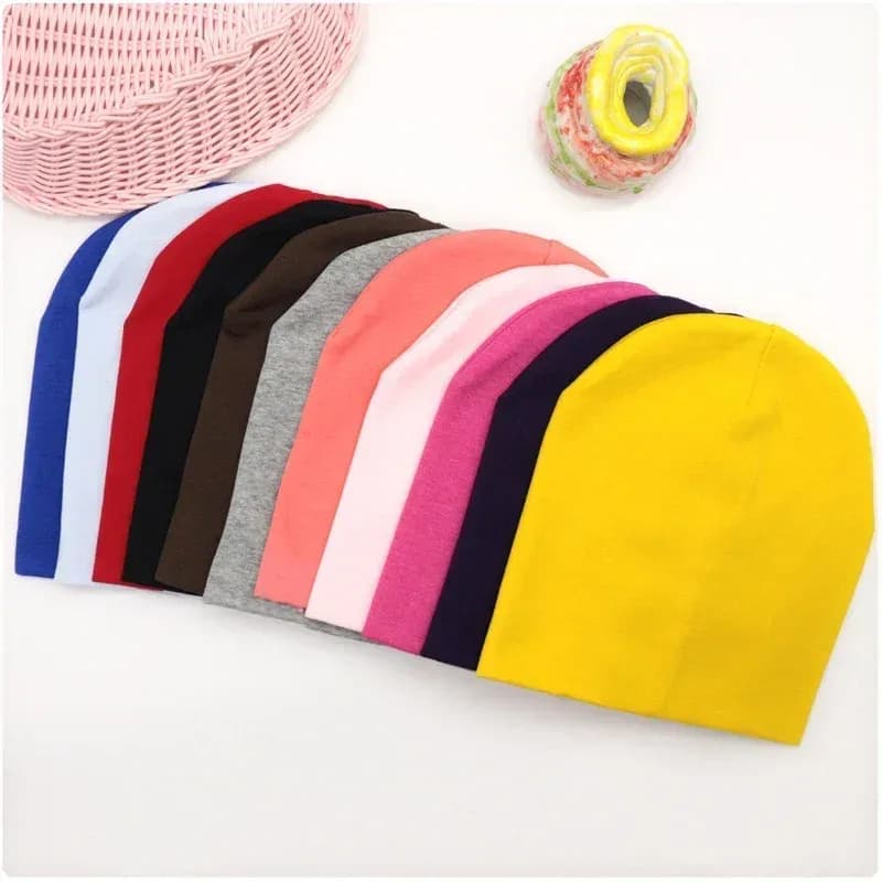 Conjunto Gorro e Cachecol Bebê Tricô Algodão Confortável TinySteps | Estilo Descolado para Meninos e Meninas — imagem 1