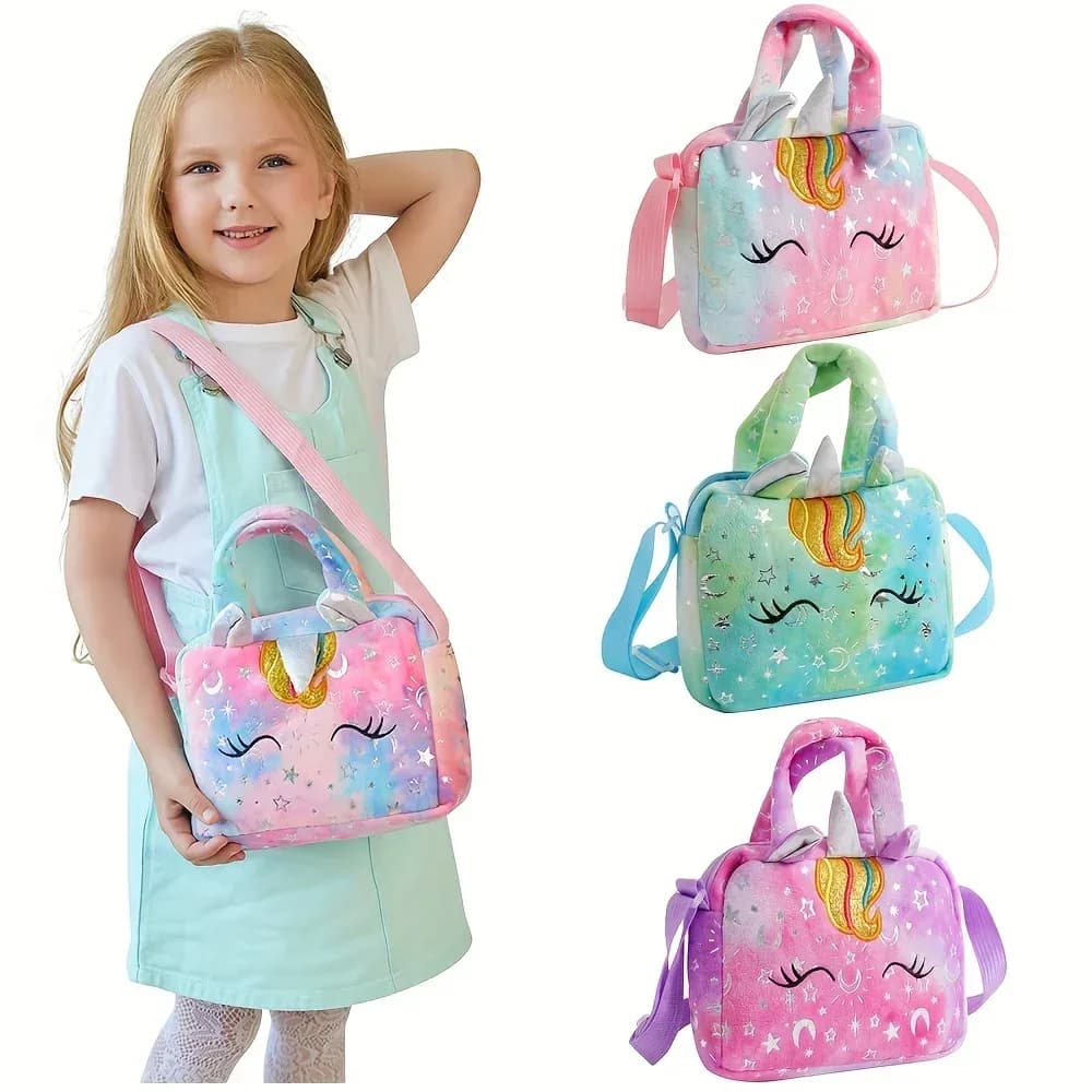 Bolsa Transversal Infantil Unicórnio Mágica TinySteps | Presente Doce para Meninas Estilosas